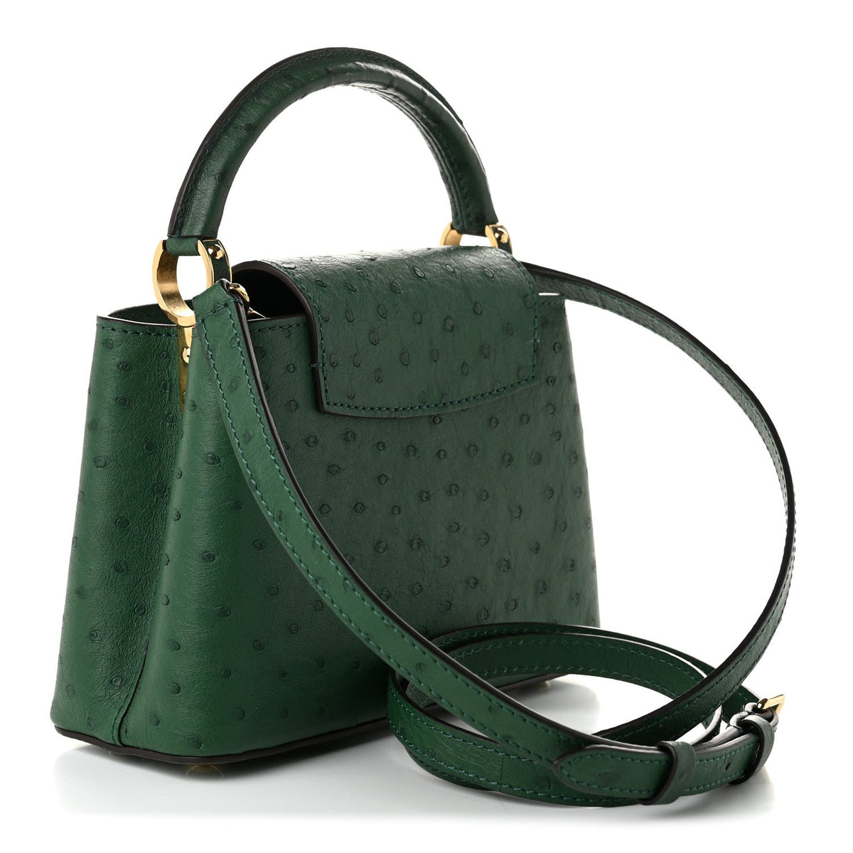 Ostrich Capucines Mini Mint