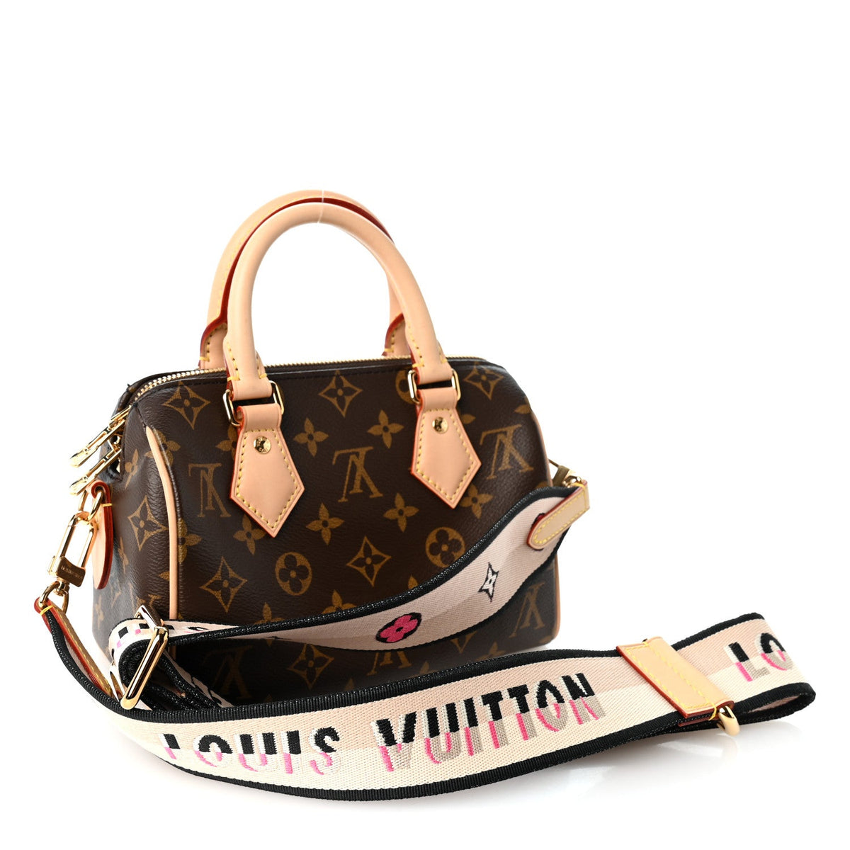 Monogram Speedy Bandouliere 20 Black