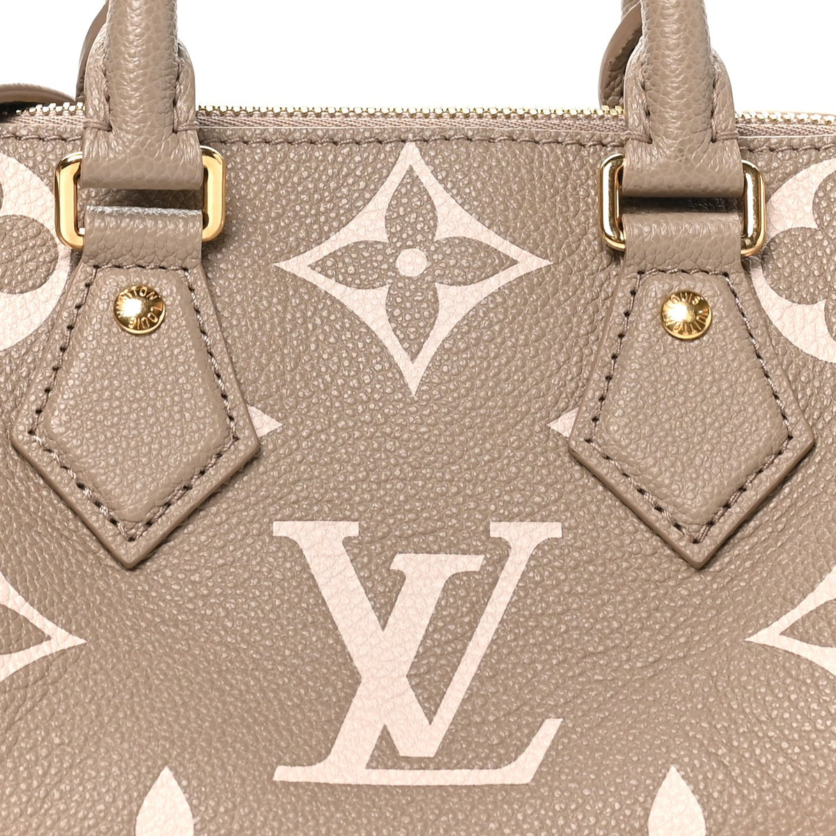 Empreinte Monogram Giant Speedy Bandouliere 20 Creme Beige
