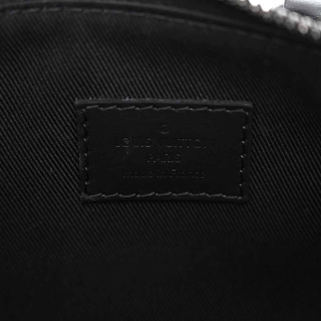 Grained Calfskin Aerogram Keepall XS Black