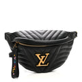 Calfskin Quilted New Wave Bumbag Black