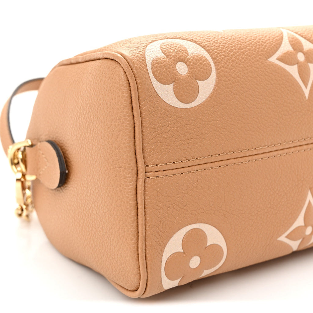 Empreinte Monogram Giant Speedy Bandouliere 20 Arizona Creme