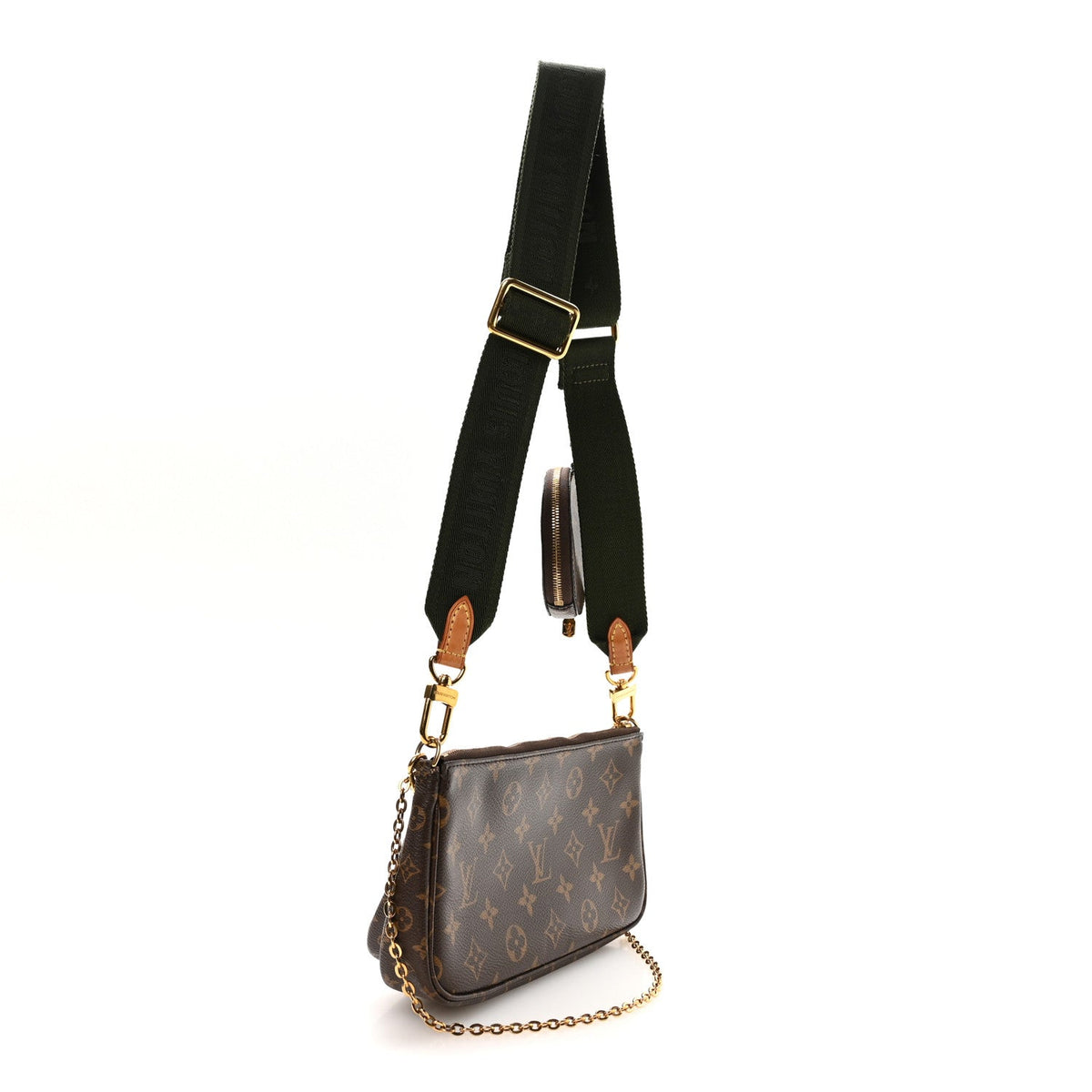Monogram Multi Pochette Accessories Kaki Kaki