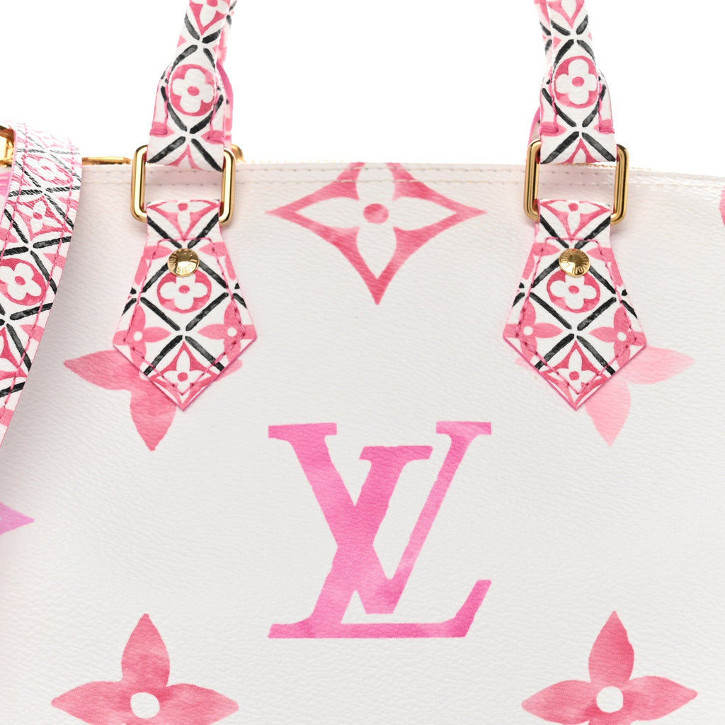 Monogram Giant By The Pool 2.0 Speedy Bandouliere 25 Rose