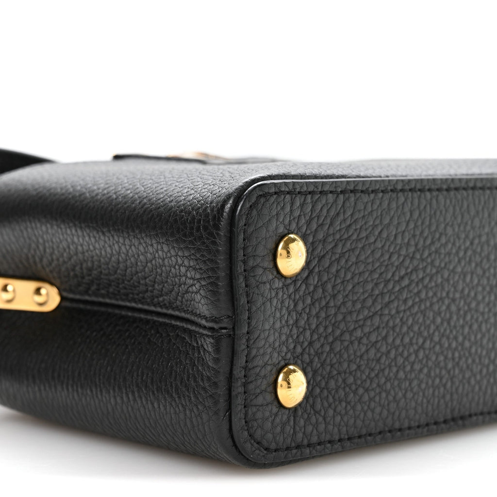 Taurillon Mini Capucines Black