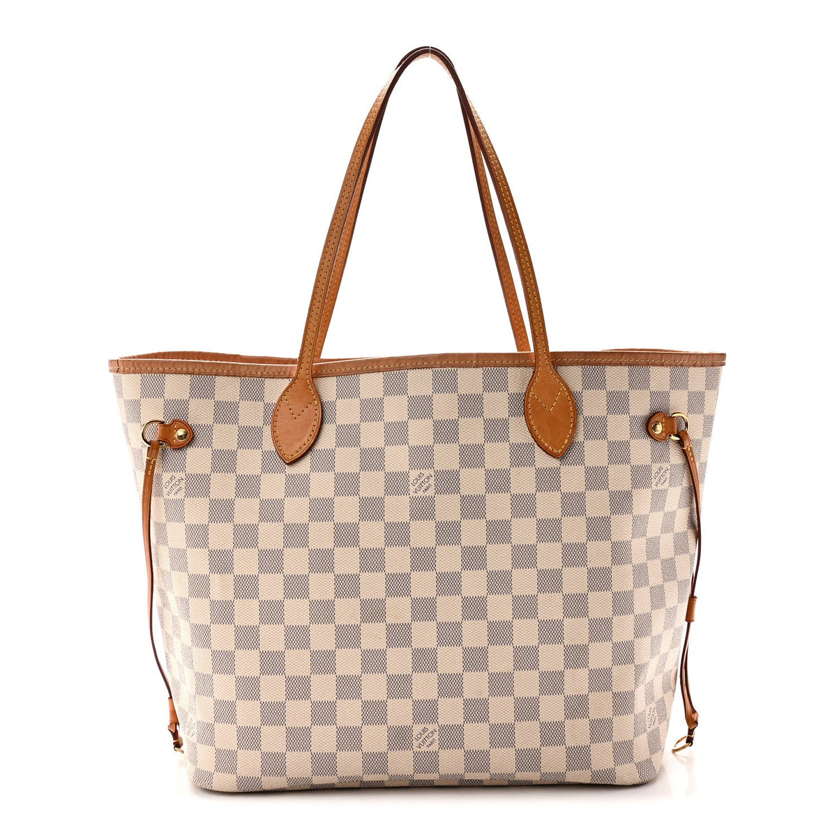 Damier Azur Neo Neverfull MM Rose Ballerine