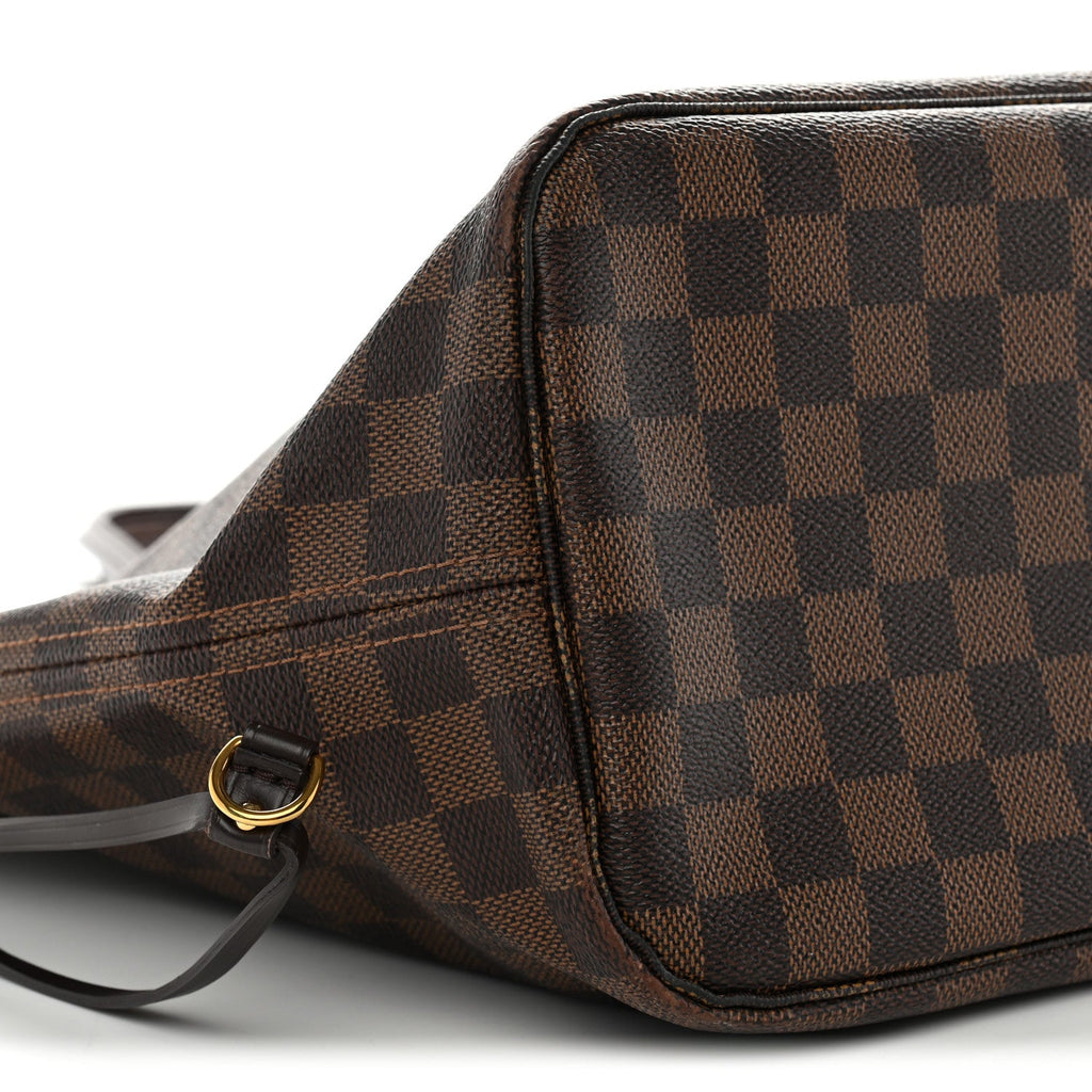 Damier Ebene Neo Neverfull MM Rose Ballerine