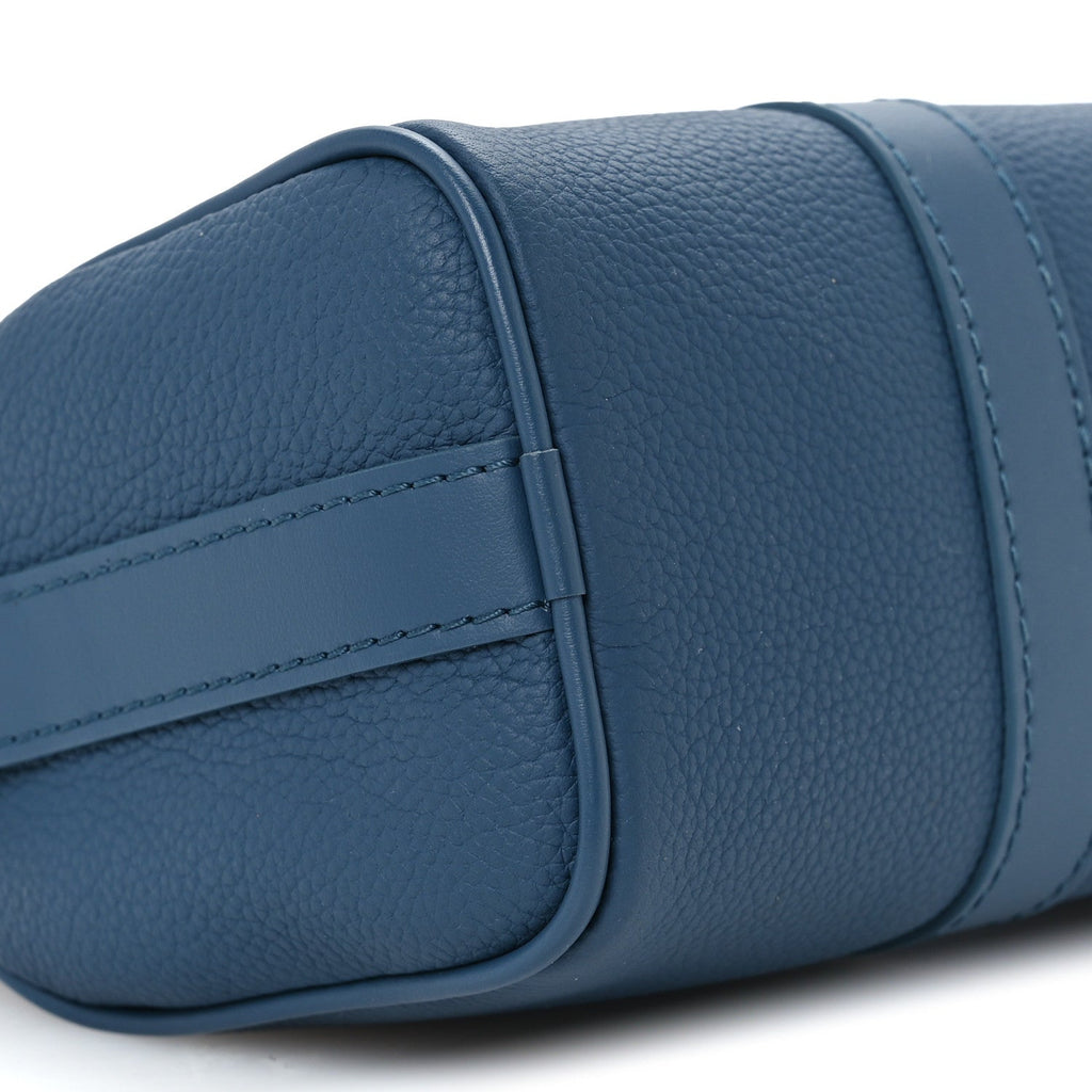 Calfskin Aerogram Keepall XS Blue
