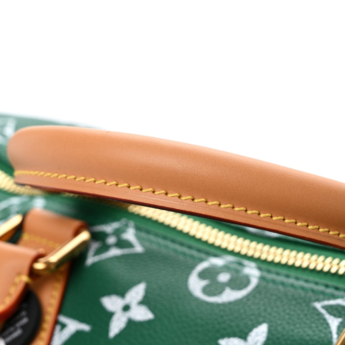 Calfskin Monogram Speedy P9 Bandouliere 40 Green
