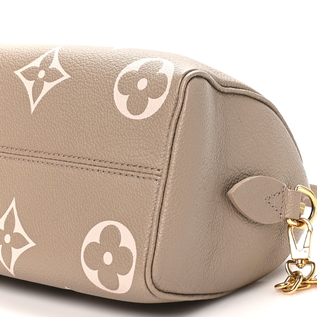 Empreinte Monogram Giant Speedy Bandouliere 20 Creme Beige