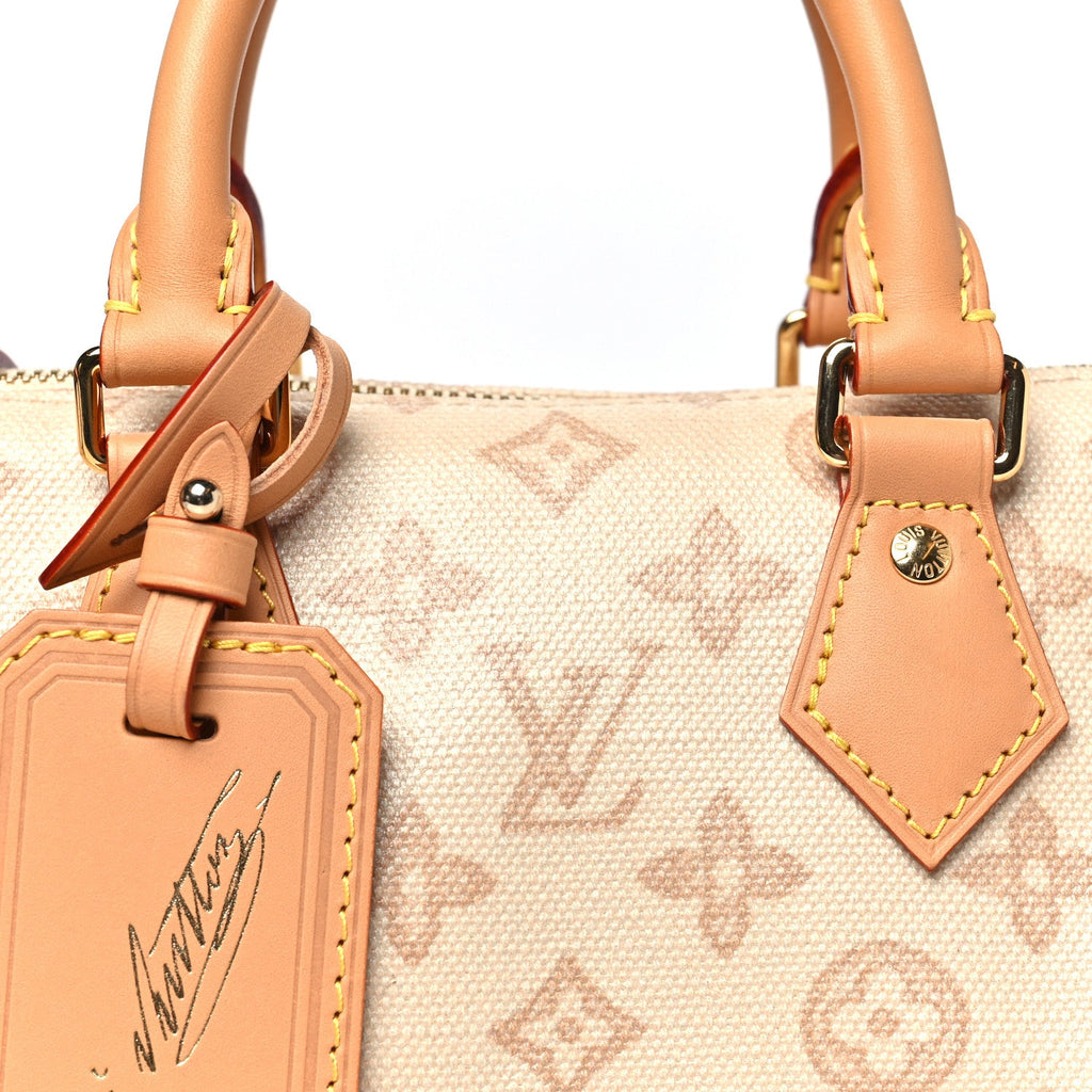 Monogram Origine Lin Speedy Bandouliere 20 Linen