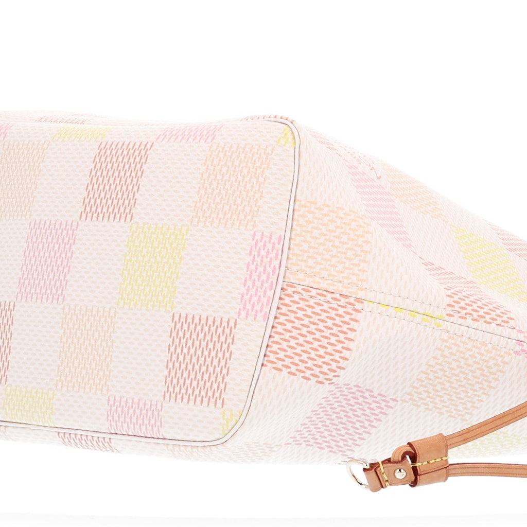 Damier Giant Neverfull MM Peach