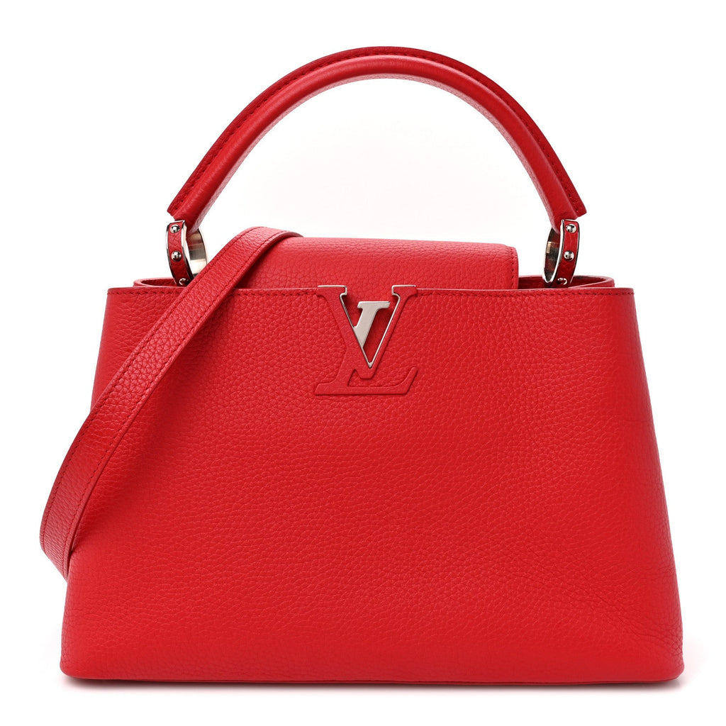 Taurillon Capucines PM Rubis