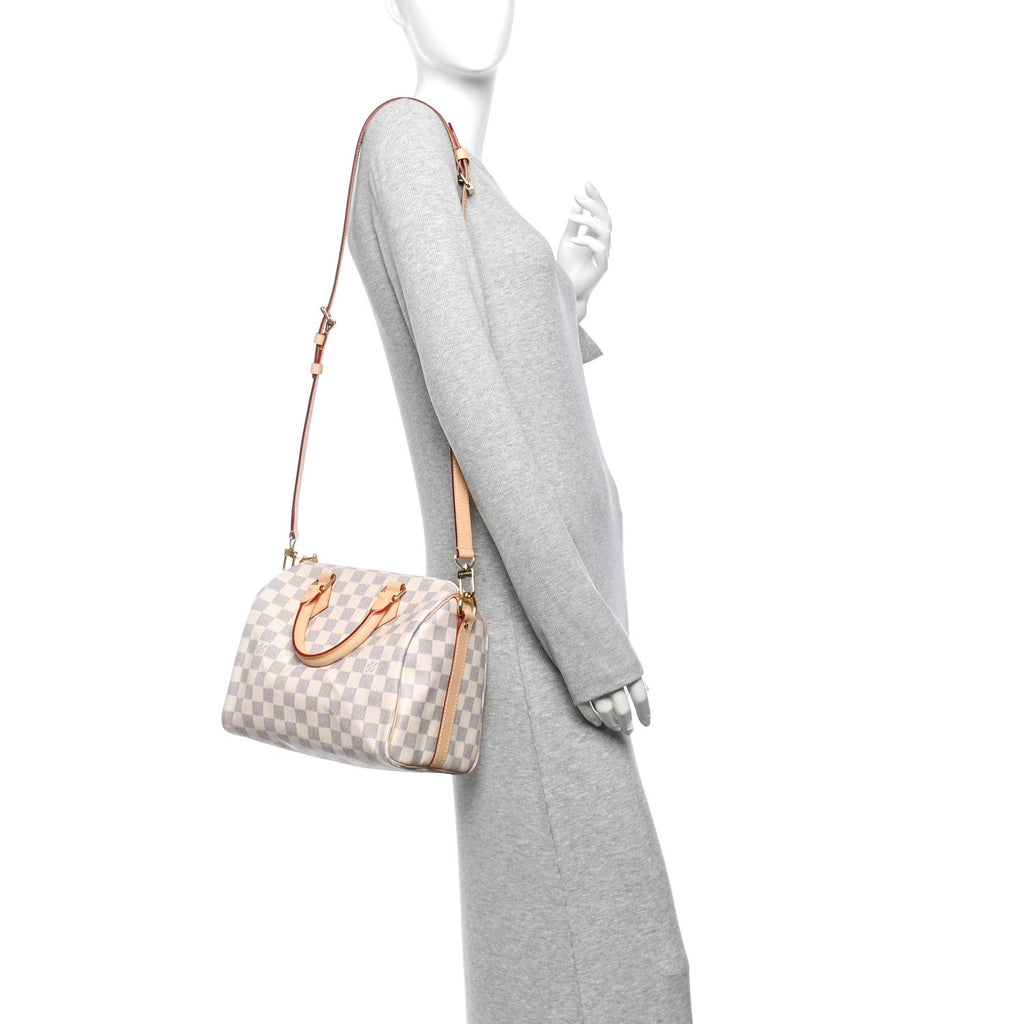 Damier Azur Speedy Bandouliere 25