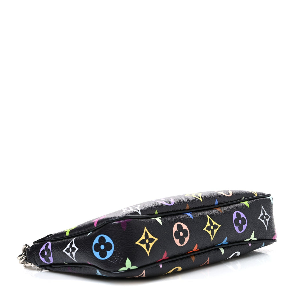 LV X TM Monogram Multicolor Pochette Accessories Black