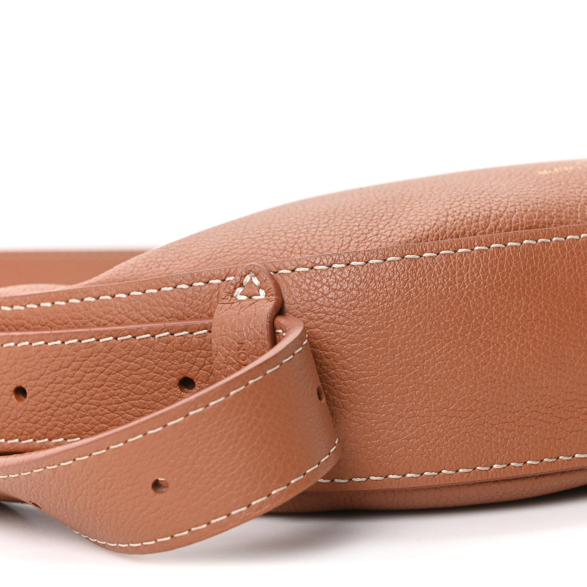 Smooth Calfskin Low Key Bumbag Cognac