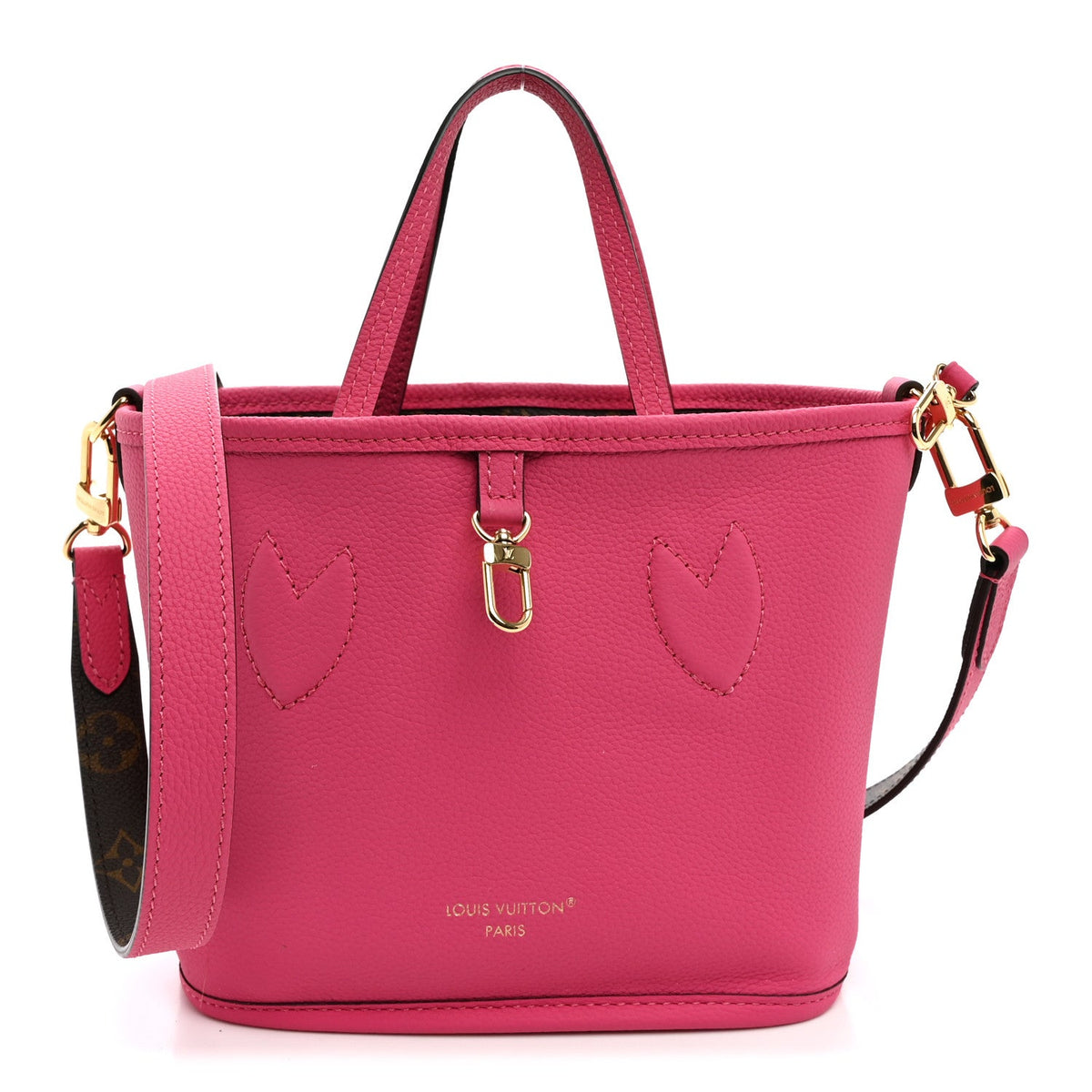 Monogram Neverfull Inside Out Bandouliere BB Rose Pondichery