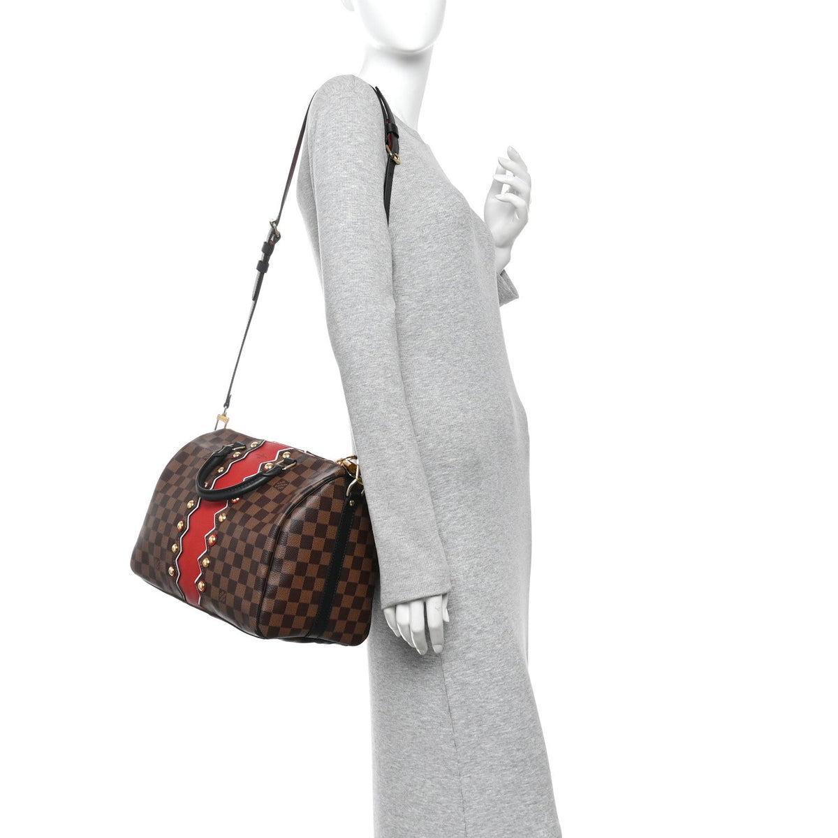 Damier Ebene Karakoram Speedy Bandouliere 30