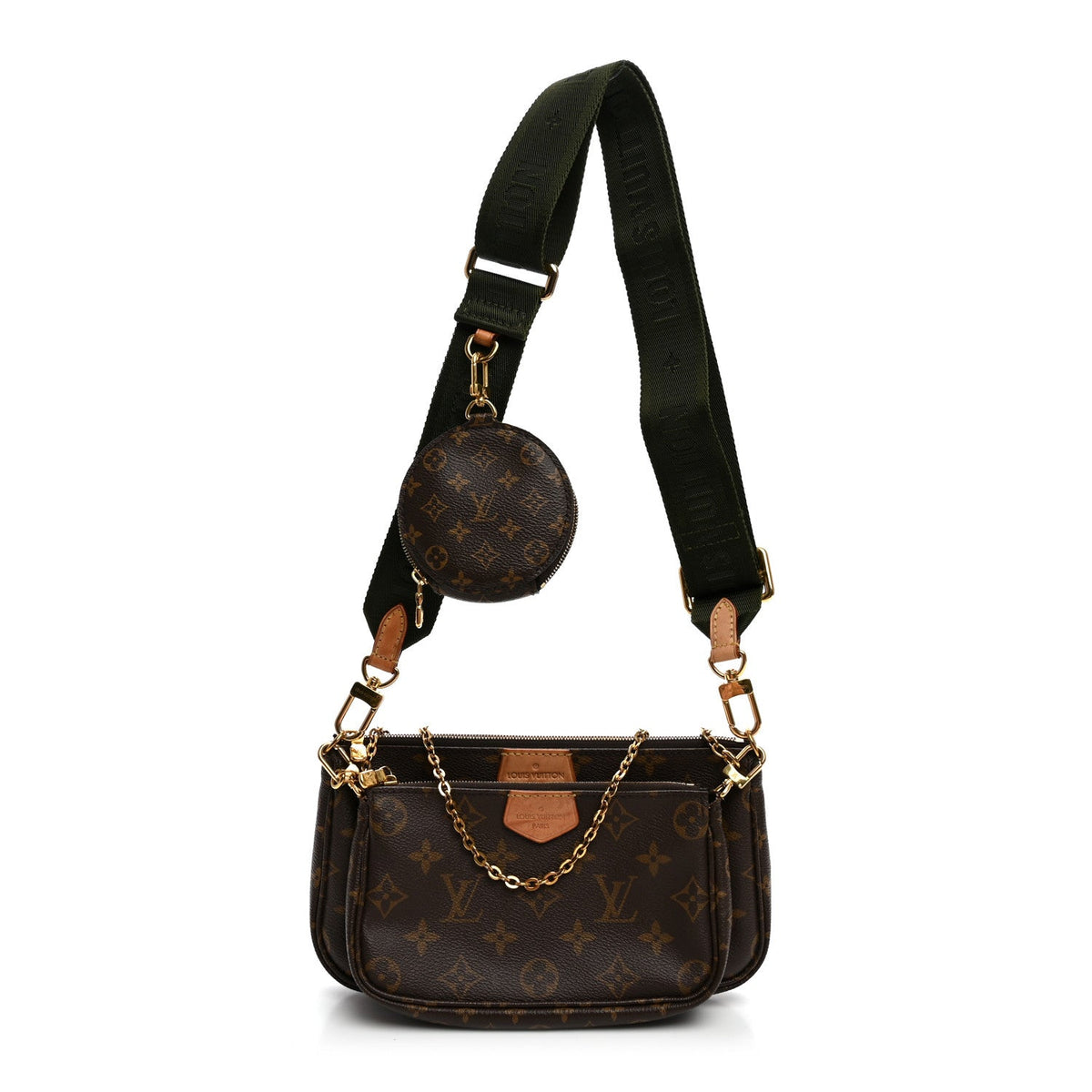 Monogram Multi Pochette Accessories Kaki