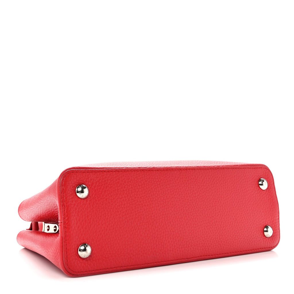 Taurillon Capucines PM Rubis