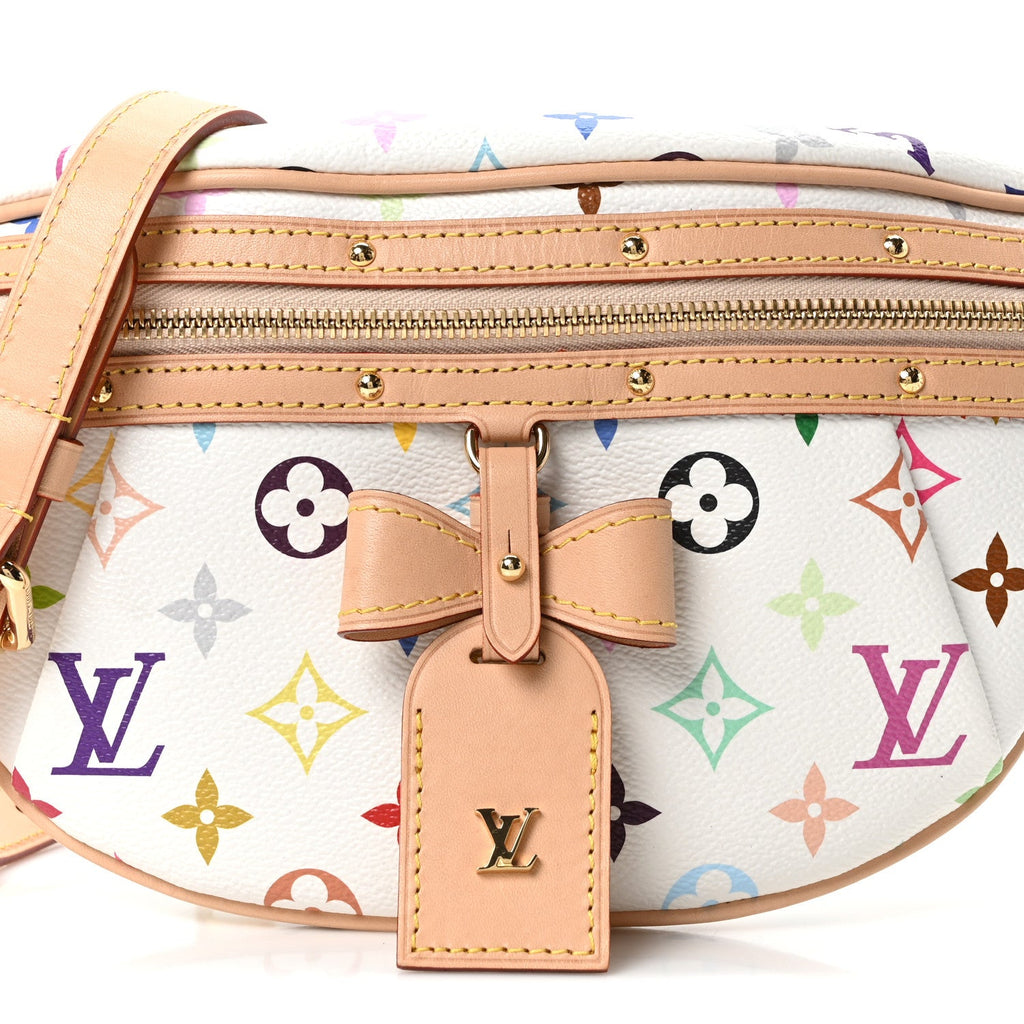 LV X TM Monogram Multicolor High Rise Bumbag White
