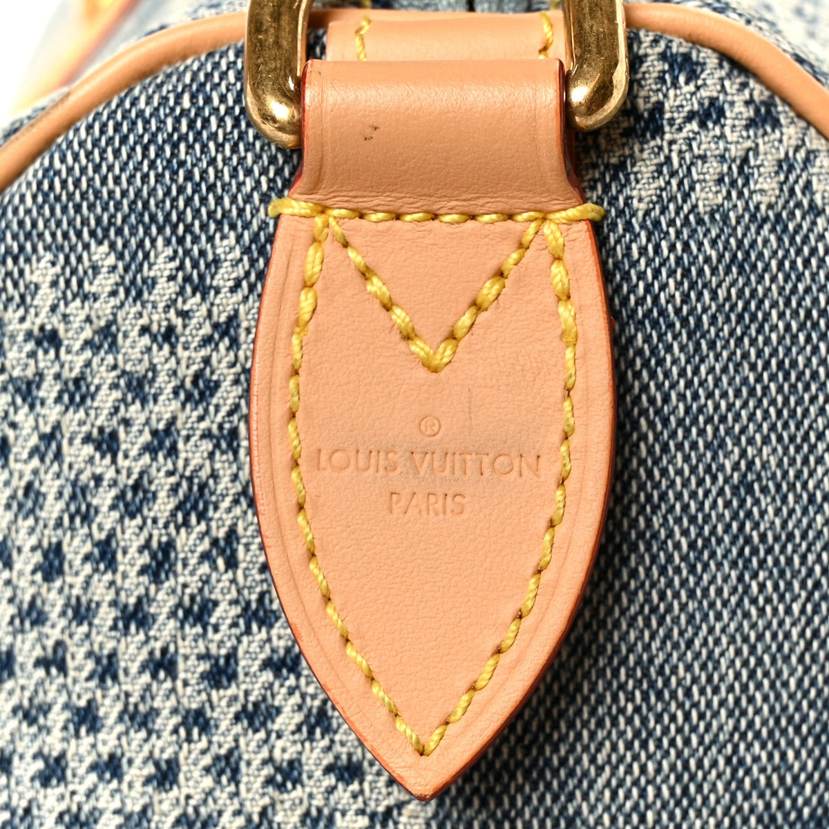 Damier Denim 3D Speedy Bandouliere 25 Bleu