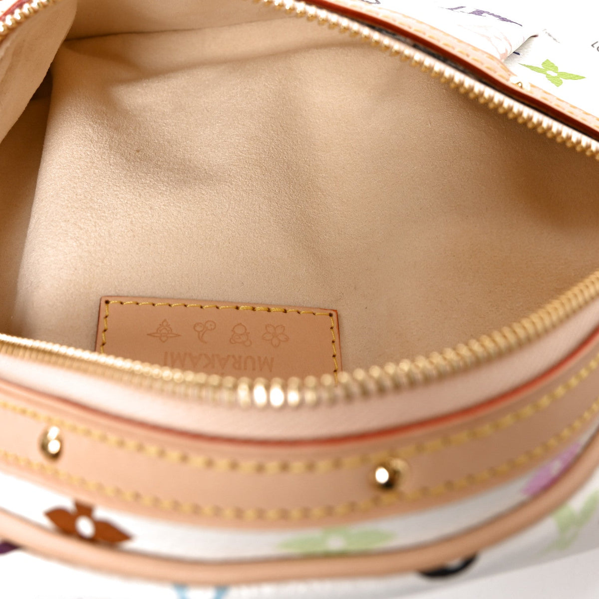 LV X TM Monogram Multicolor High Rise Bumbag White
