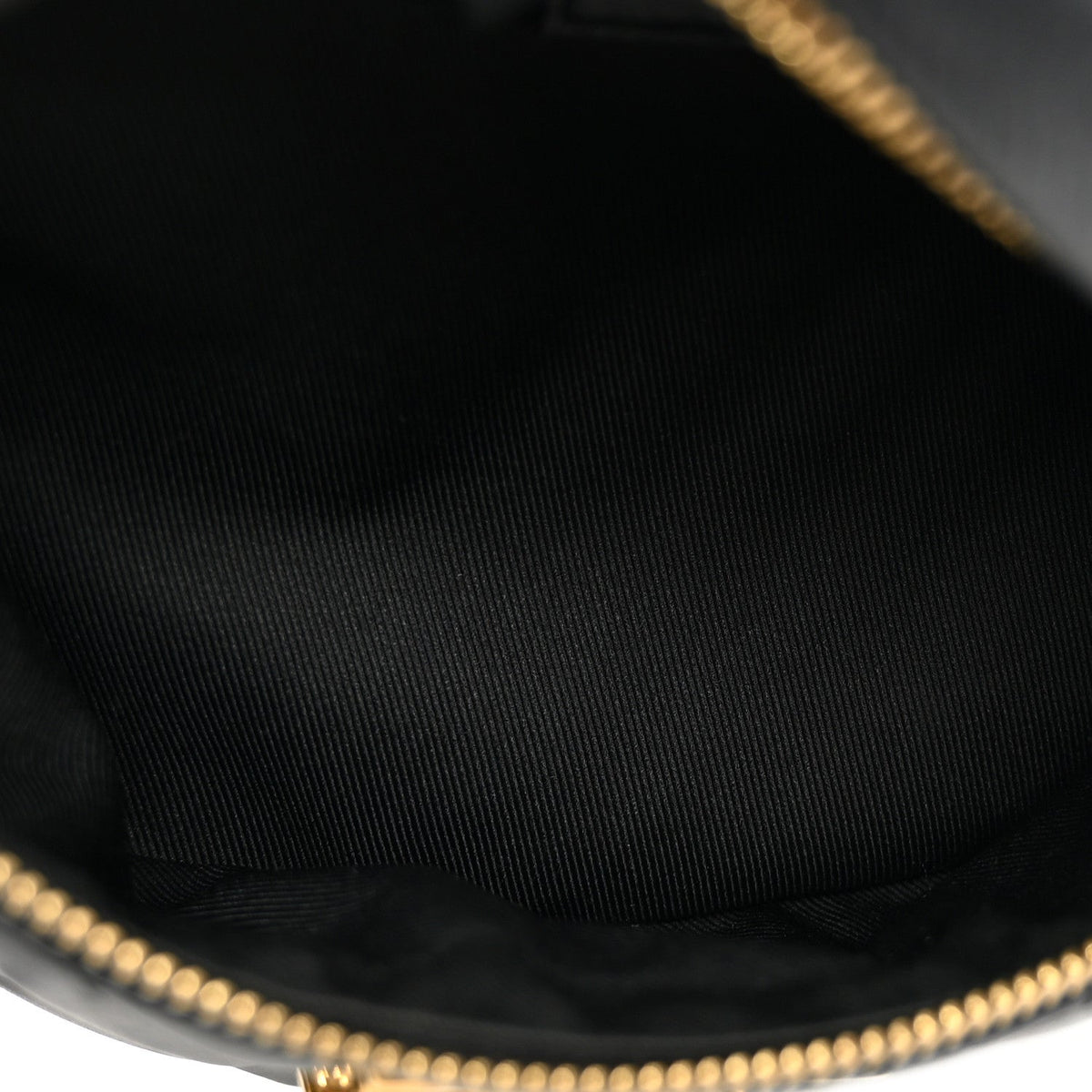 Calfskin Quilted New Wave Bumbag Black