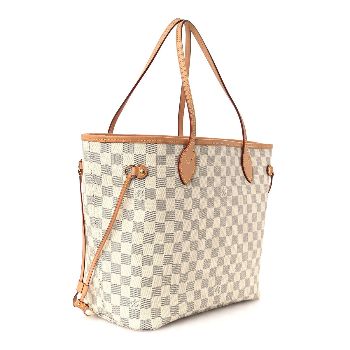 Damier Azur Neo Neverfull MM Rose Ballerine