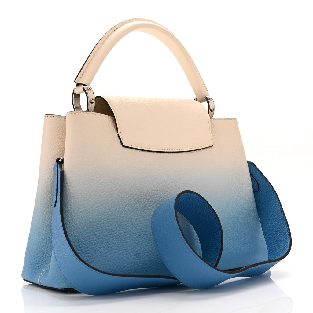 Taurillon Capucines MM Gradient Blue