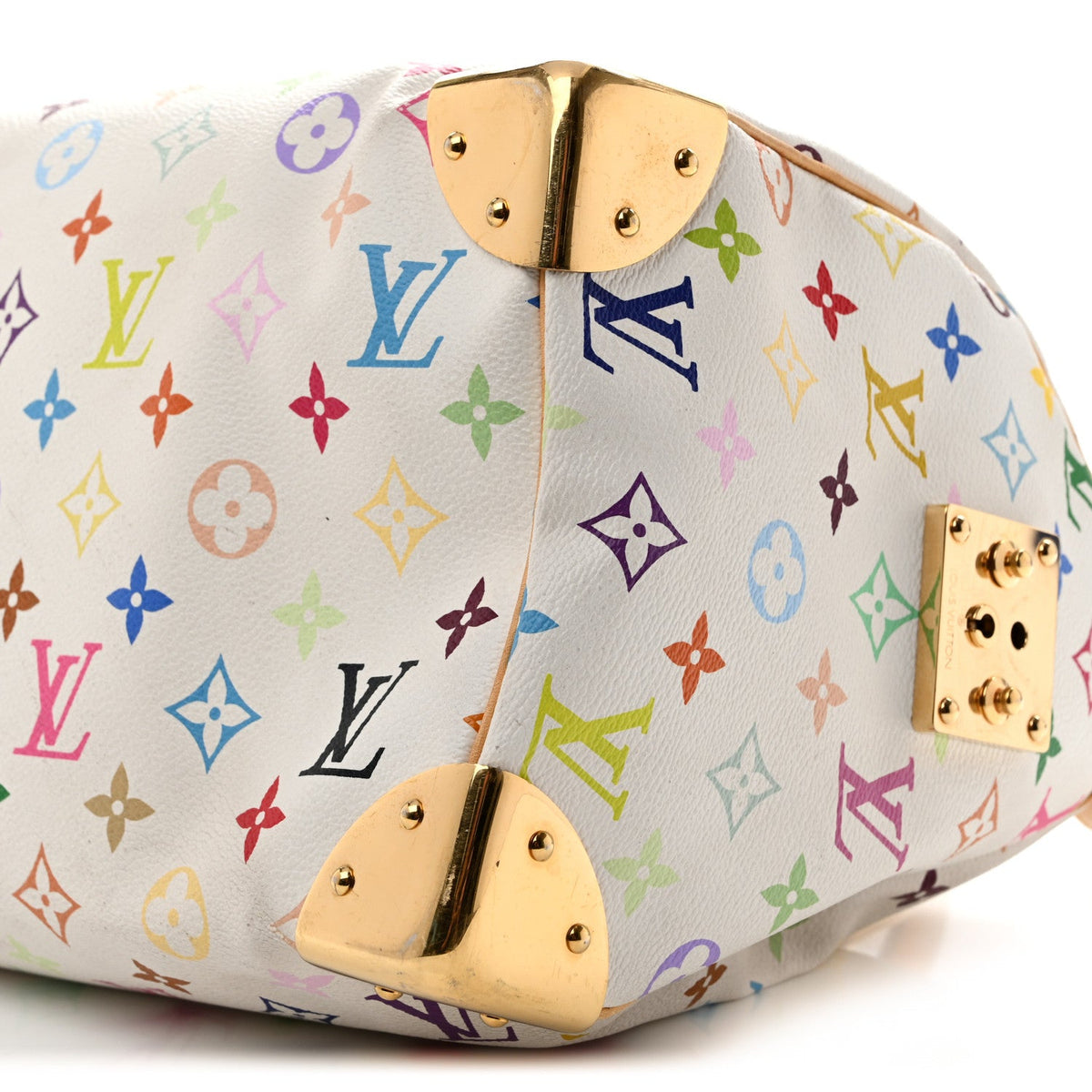 Monogram Multicolor Speedy 30 White