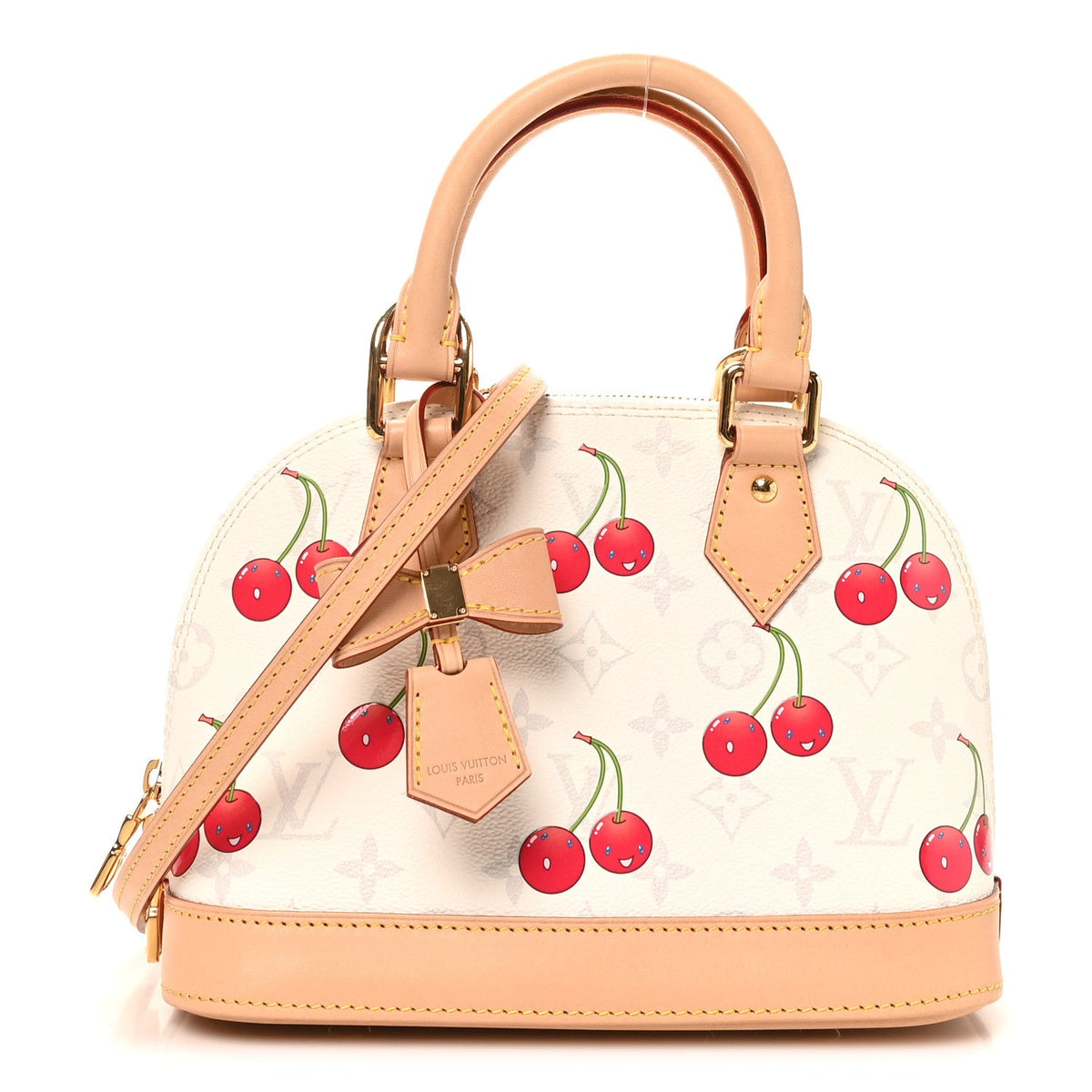 LV X TM Monogram Cerises Alma BB White