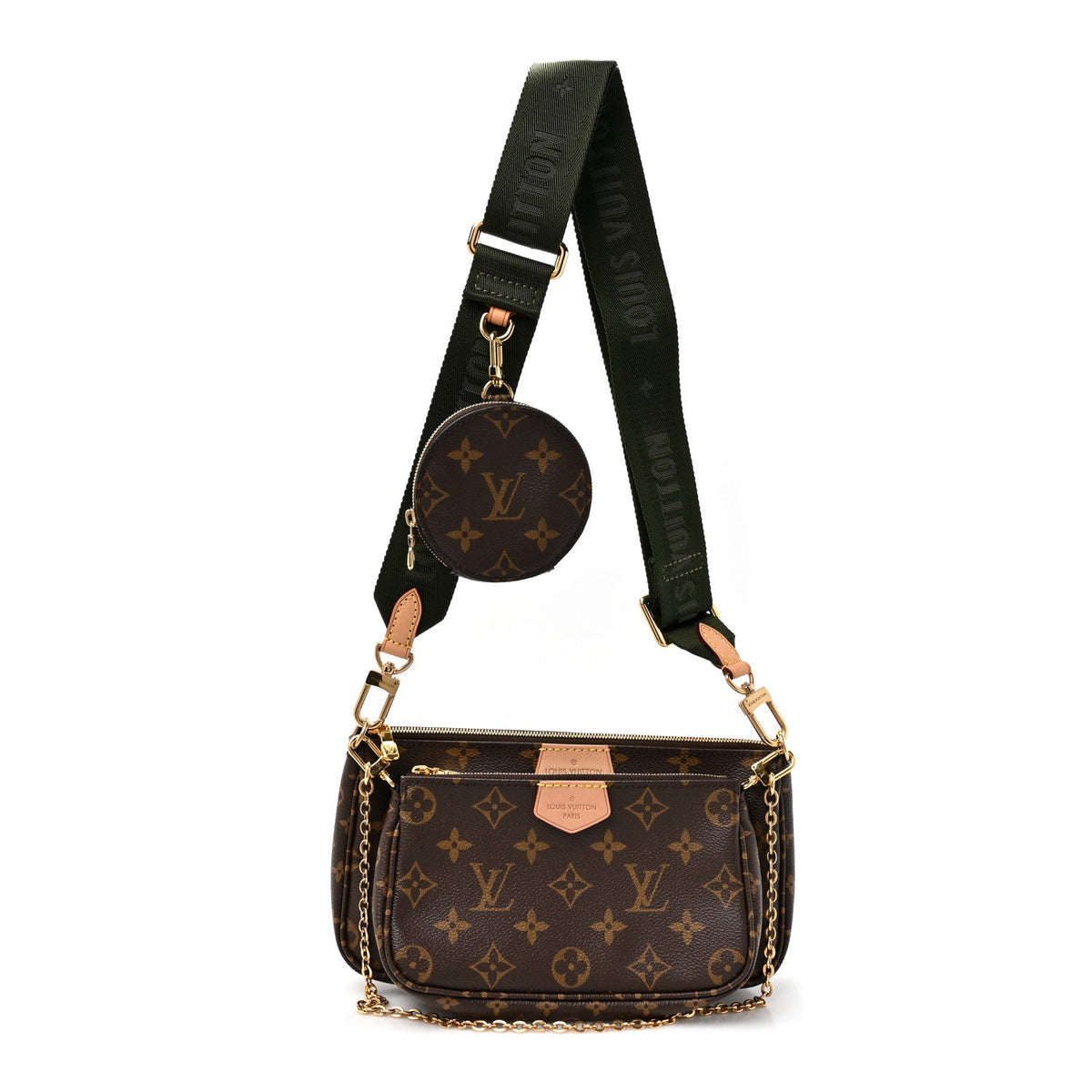 Monogram Multi Pochette Accessories Kaki