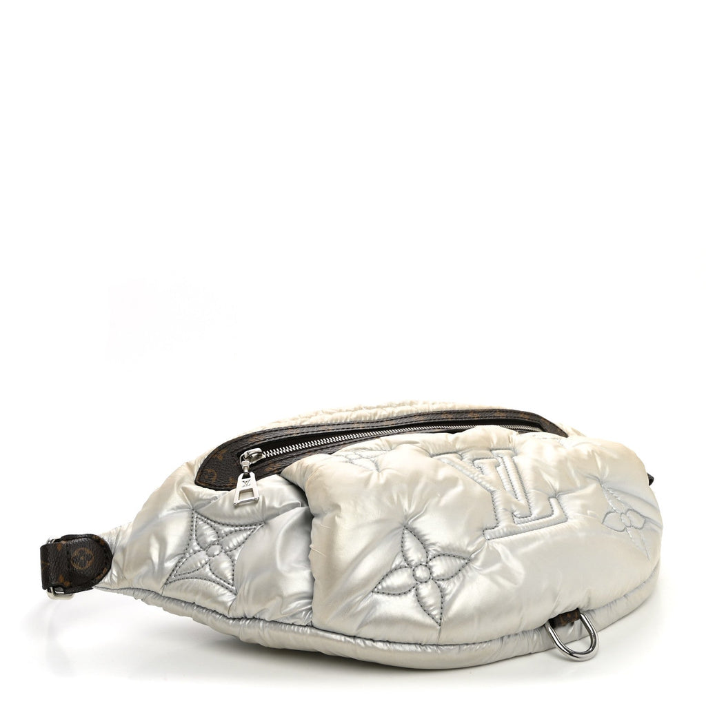Econyl Monogram Pillow Bumbag Silver
