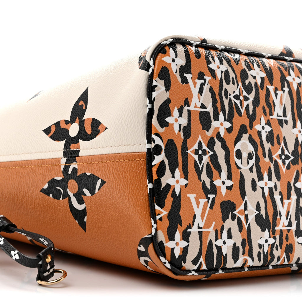 Monogram Giant Jungle Neverfull MM Ivory