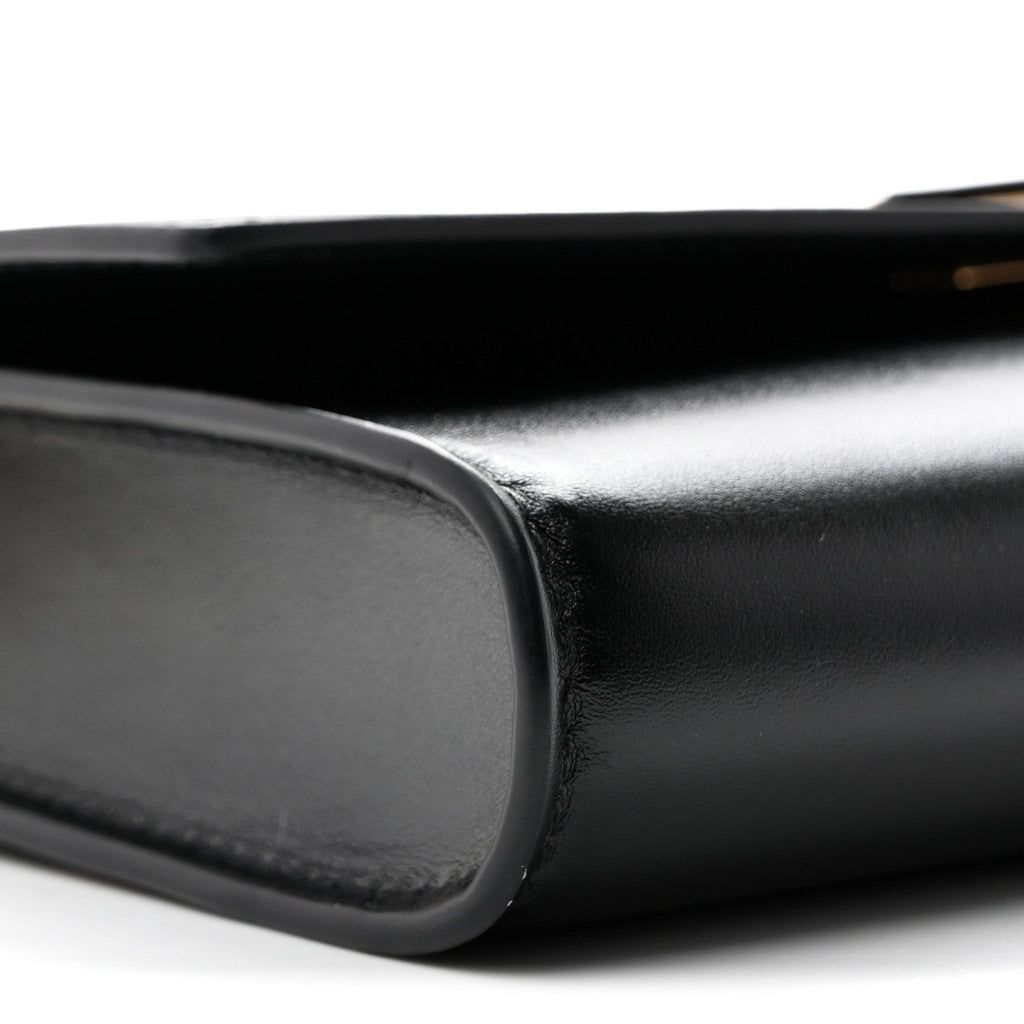 Calfskin LV Wallet On Chain Capucines Black