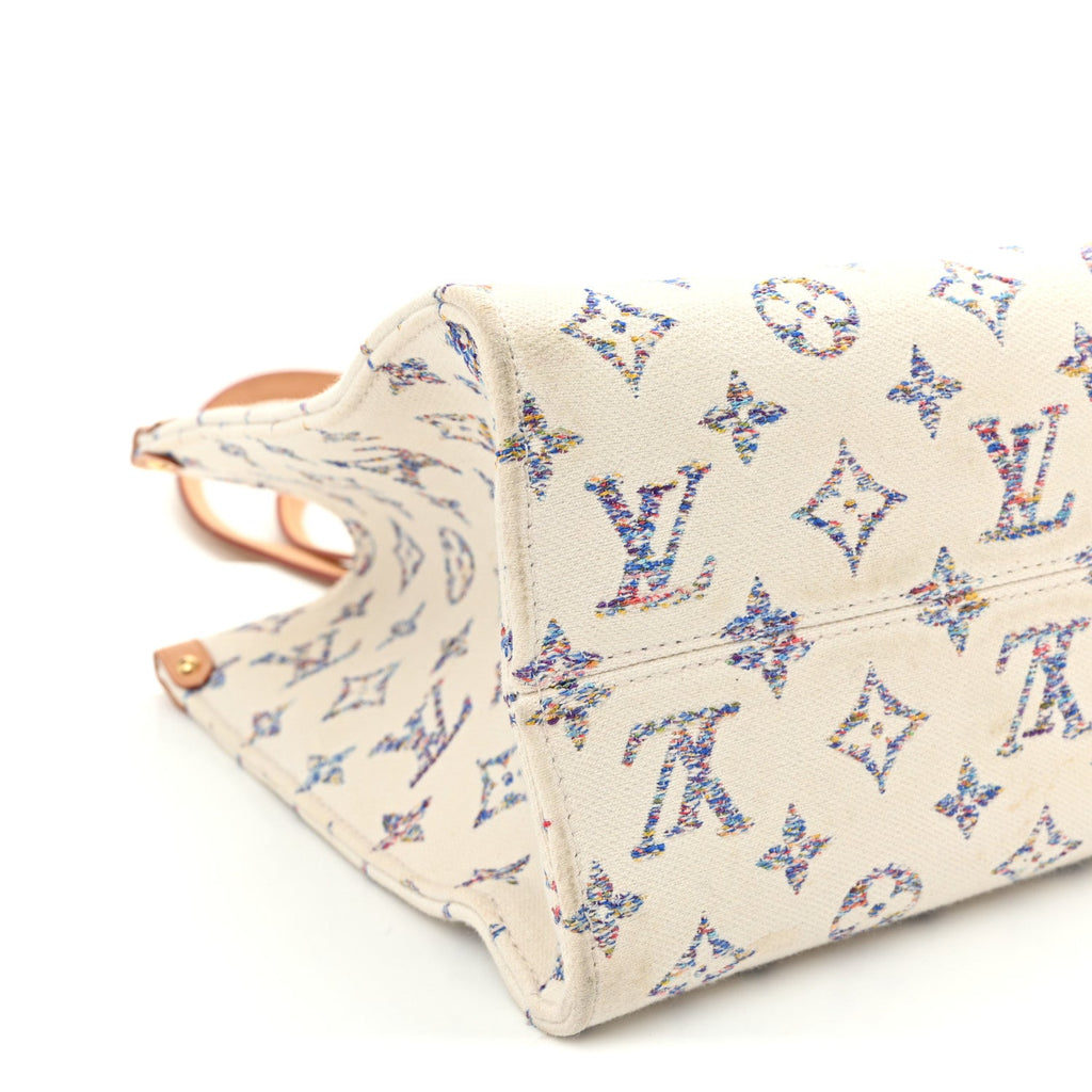 Monogram Jacquard Nautical Onthego MM Multicolor Beige