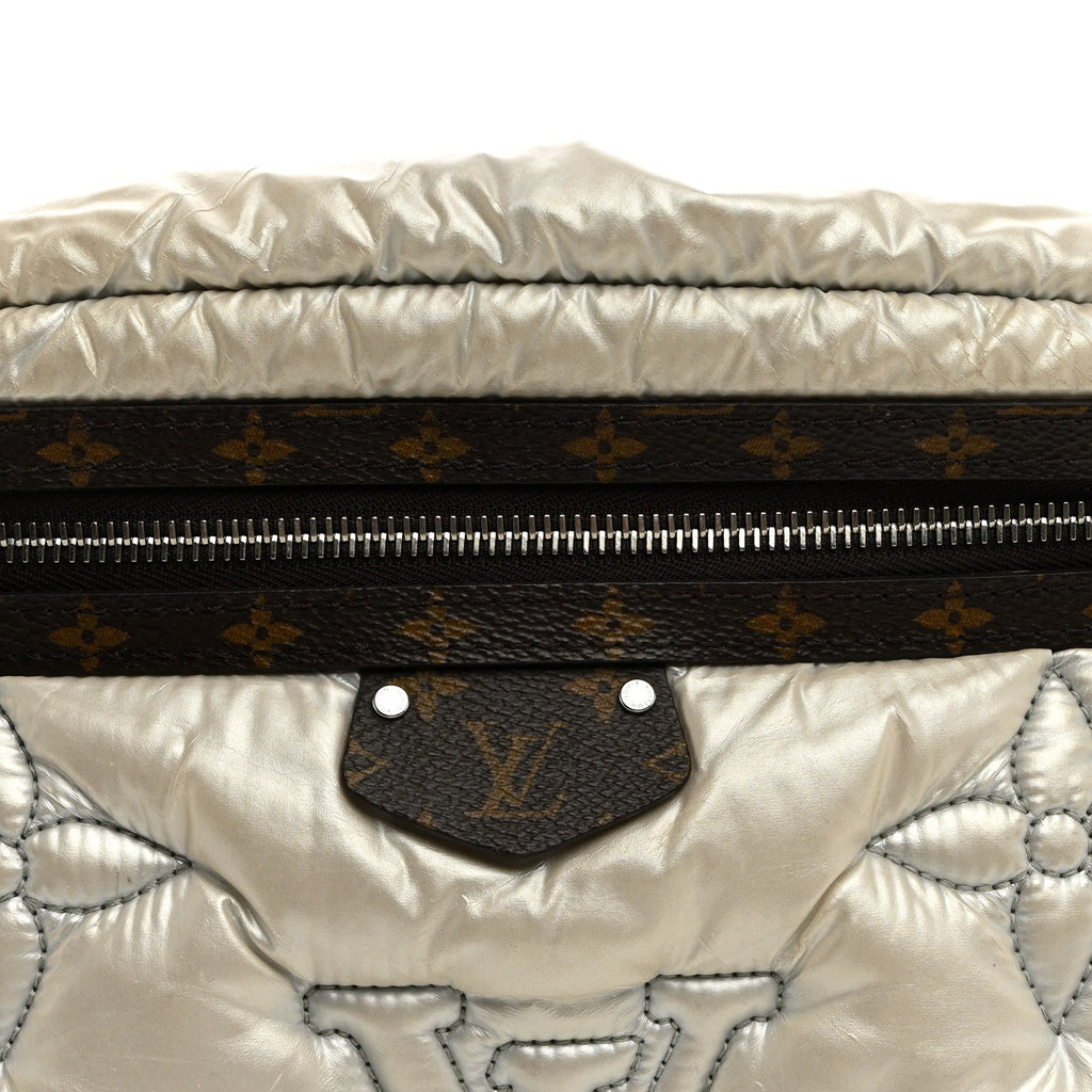 Econyl Monogram Pillow Bumbag Silver