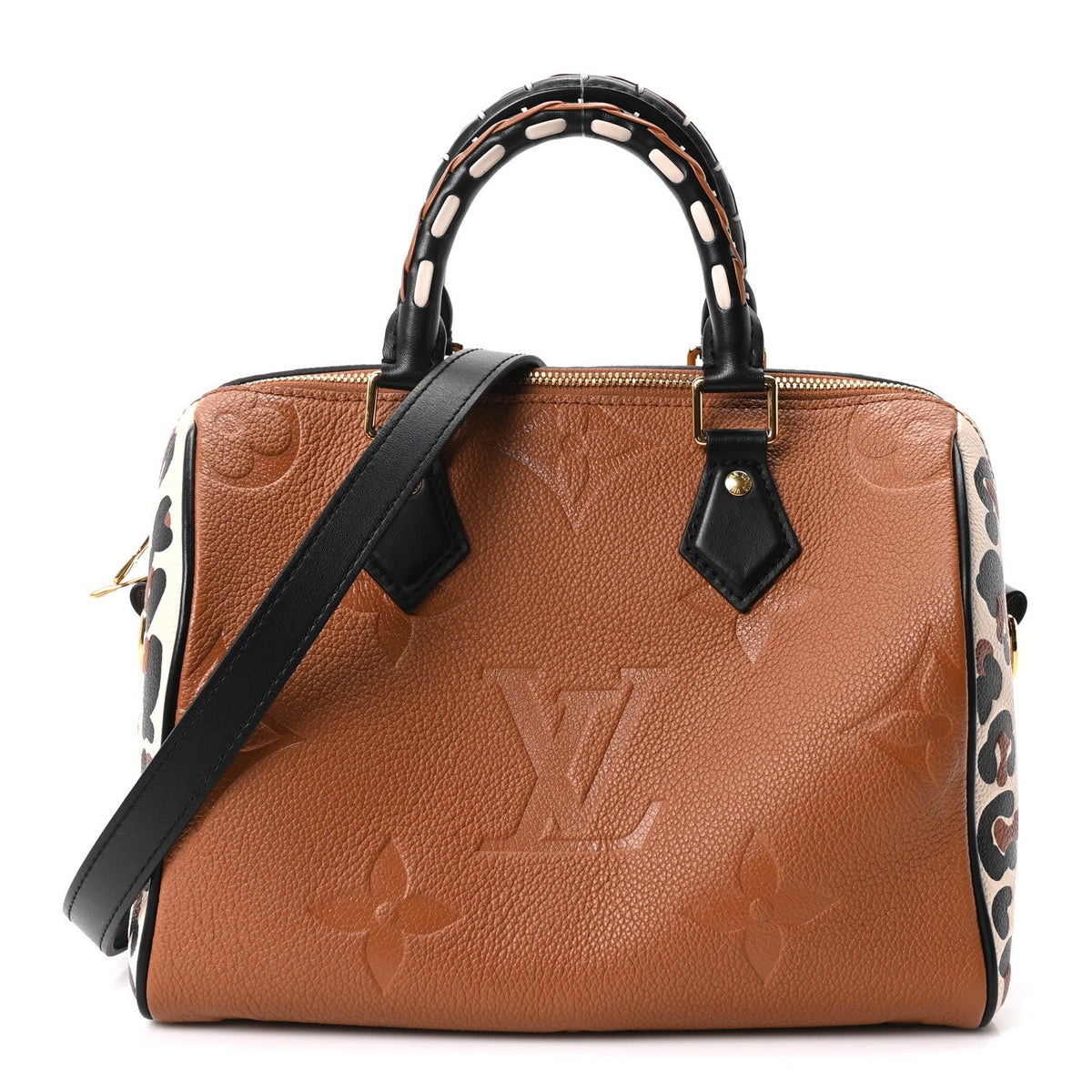 Empreinte Monogram Giant Wild At Heart Speedy Bandouliere 25 Caramel