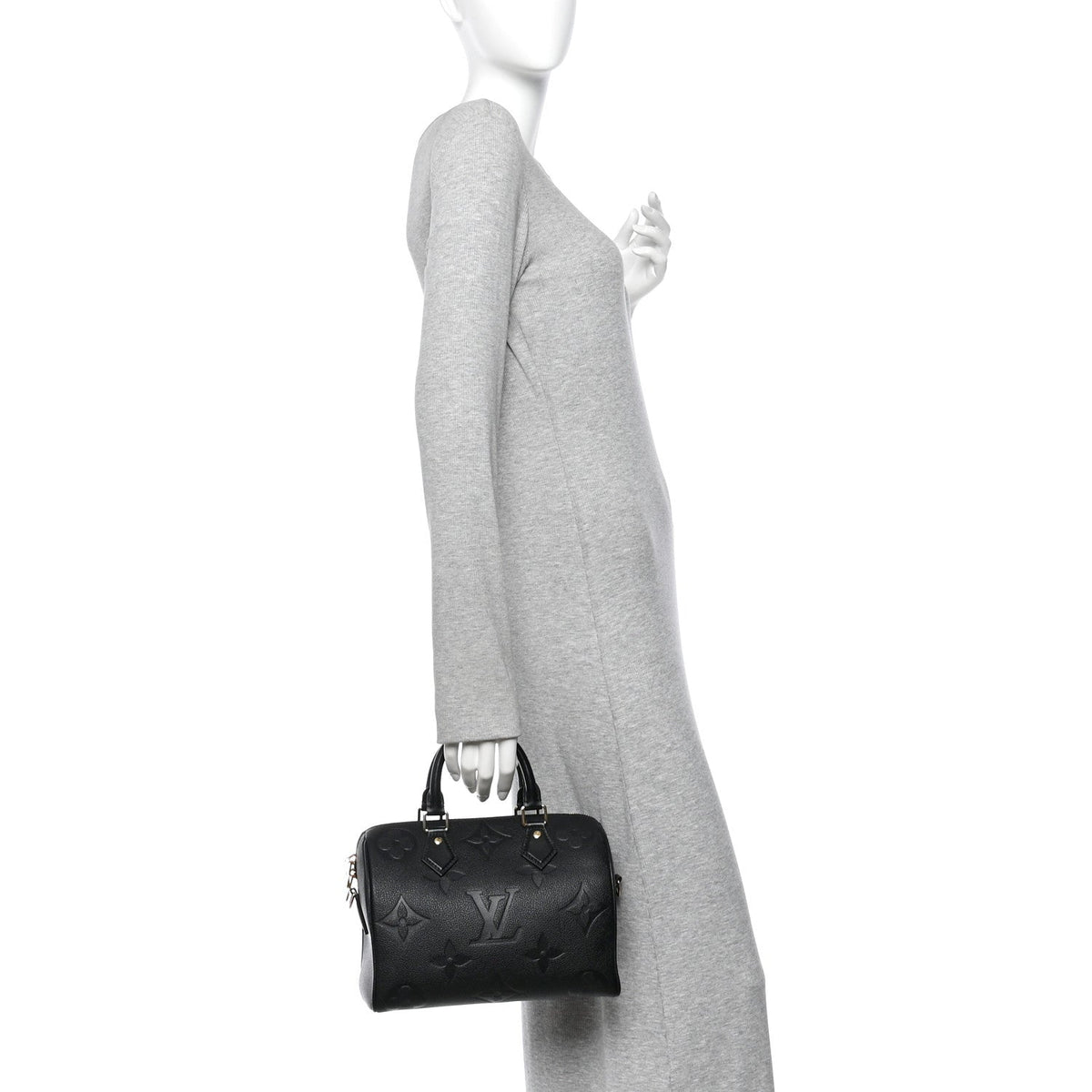 Empreinte Monogram Giant Speedy Bandouliere 25 Black