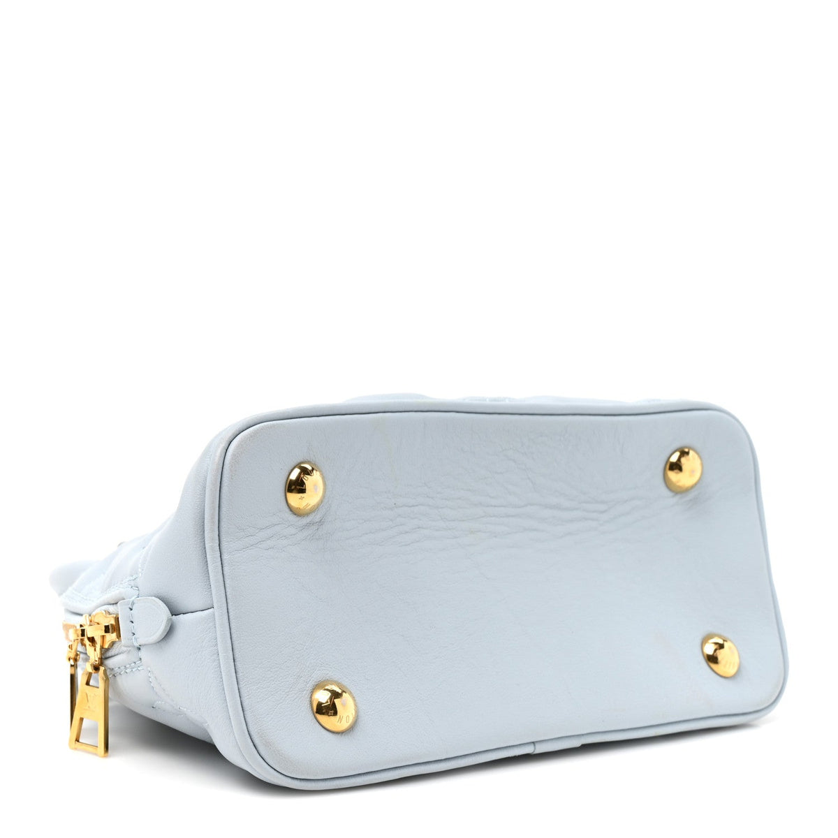 Calfskin Bubblegram Alma BB Ice Blue