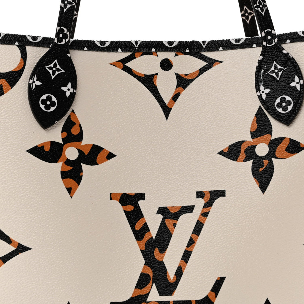 Monogram Giant Jungle Neverfull MM Ivory