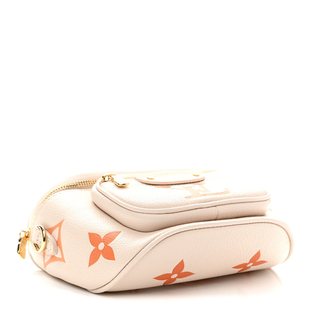 Empreinte Monogram Giant Mini By The Pool Bumbag  Cream Saffron