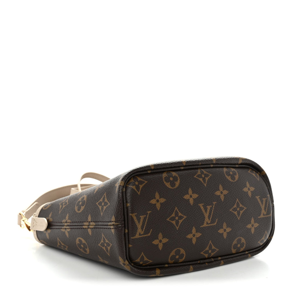 Monogram Neverfull Inside Out Bandouliere BB Limestone