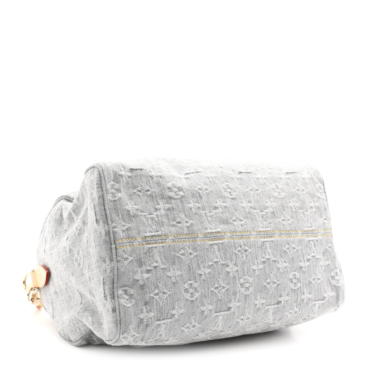 Monogram Denim Speedy Soft 30 Washed Gray