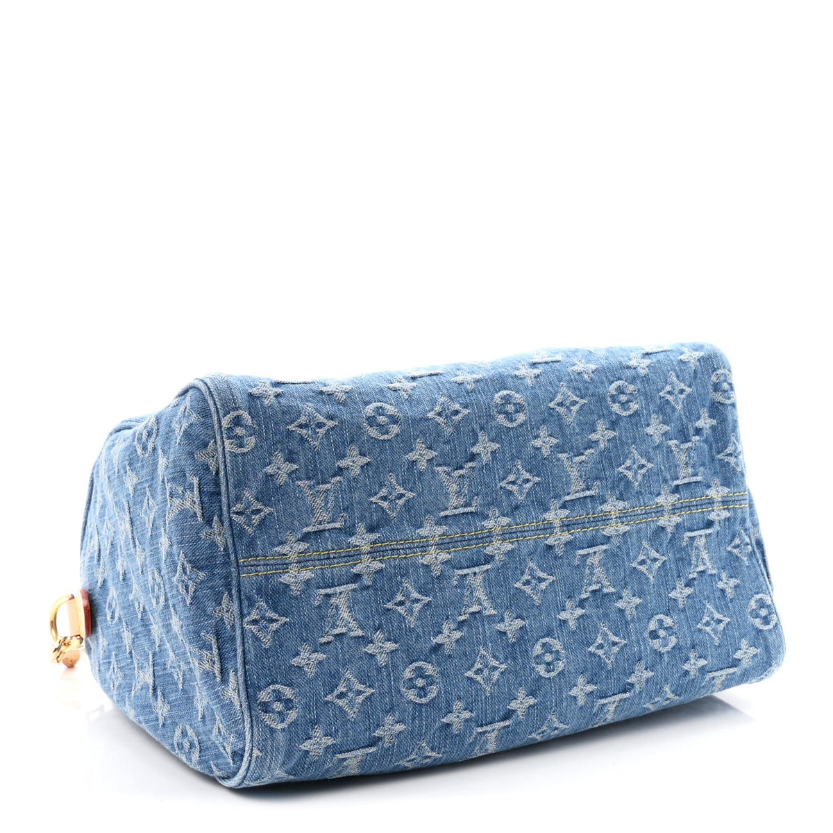 Monogram Denim Speedy Soft 30 Blue