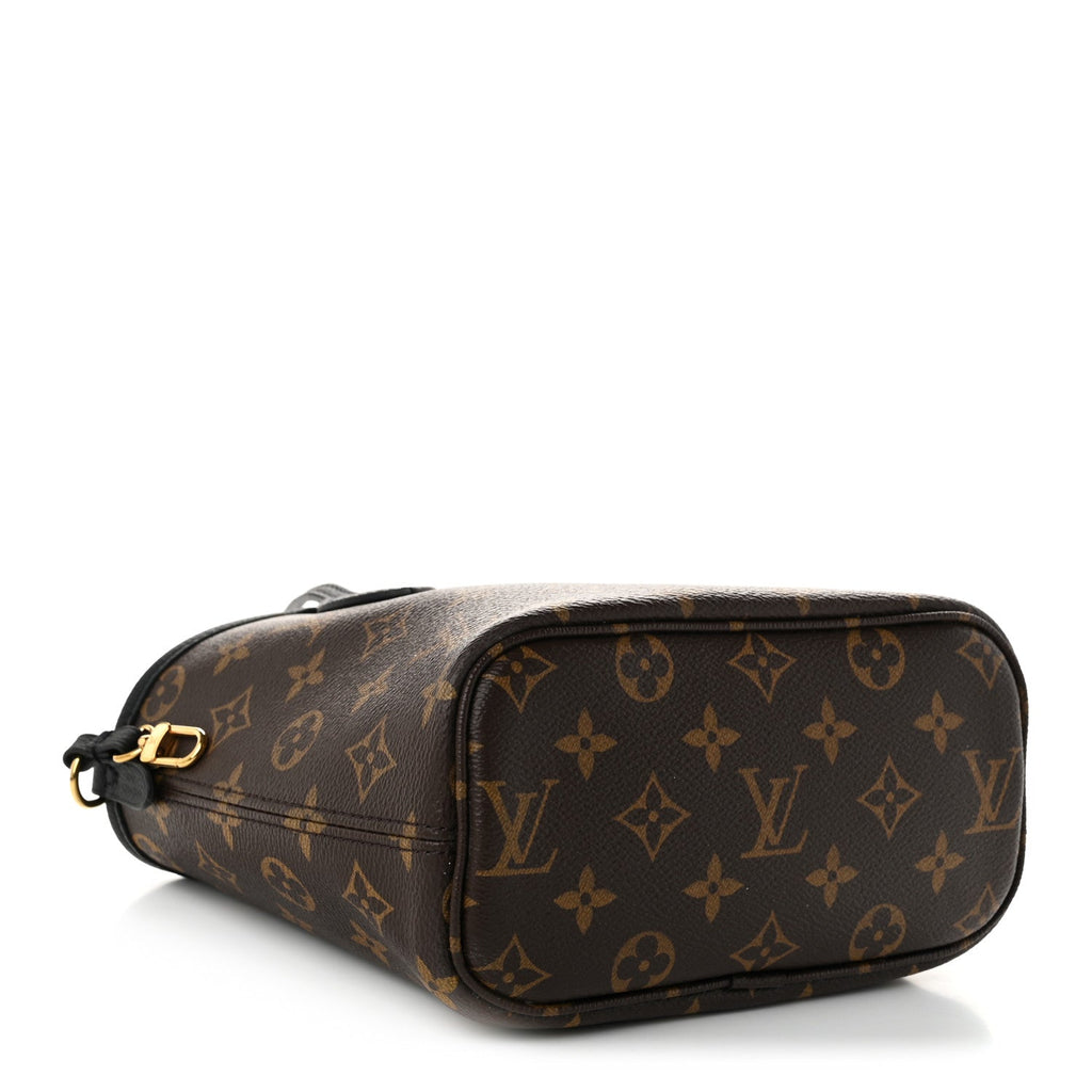 Monogram Neverfull Inside Out Bandouliere BB Black