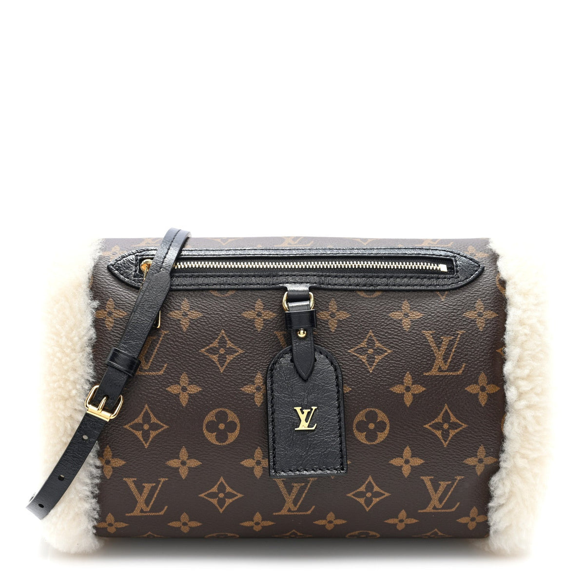 Monogram Shearling Speedy Soft 30 Teddy