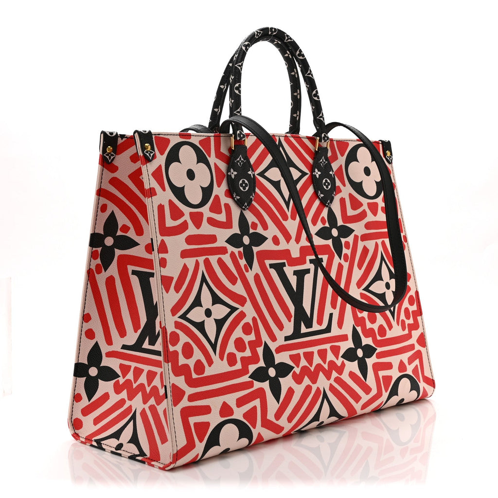 Monogram Giant Crafty Onthego GM Creme Rouge Black