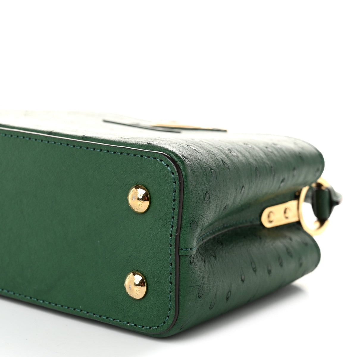 Ostrich Capucines Mini Mint